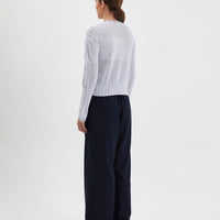 Elegant cardigan in luxurious Merino wool