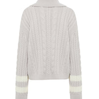 Back of Petrisse wool cardigan