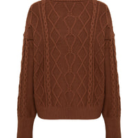 CABLE HEART SWEATER