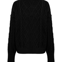 CABLE HEART SWEATER
