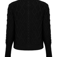 HEART CABLE CARDI