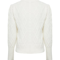 HEART CABLE CARDI