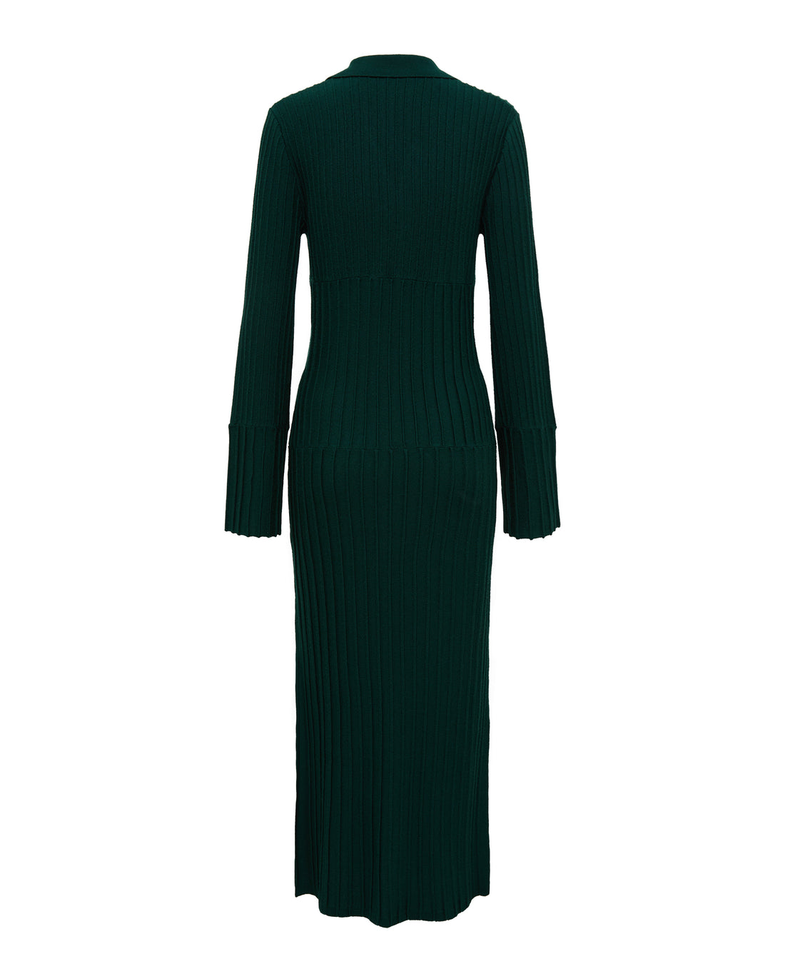 ENGINEERED RIB POLO DRESS