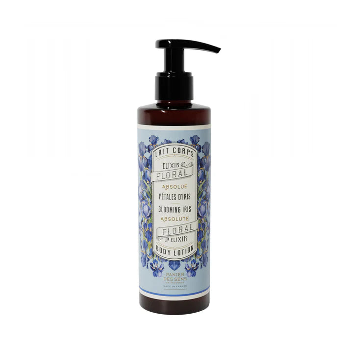 Hydrating body lotion enriched with olive oil and Blooming Iris fragrance.