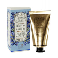 Panier des Sens Blooming Iris Hand Cream in decorative floral box.
