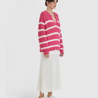 Arabella Crochet Top Knitwear Iris and Wool