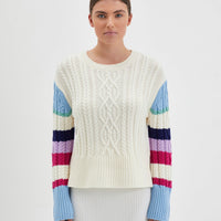 Burra Multi Crochet Sweater Knitwear Iris and Wool