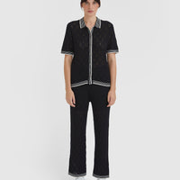 Chiara Lace Stitch Top Shirts & Tops Iris and Wool