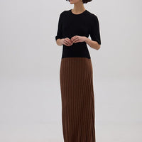 Colour Block Dress Knitwear Iris and Wool