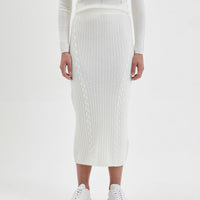 Grace Skirt Knitwear Iris and Wool