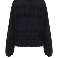 Margot Crochet Sweater Knitwear Iris and Wool