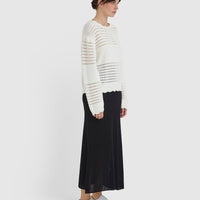 Margot Crochet Sweater Knitwear Iris and Wool