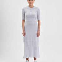 Pointelle Wool Dress Knitwear Iris and Wool