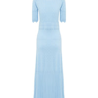 Pointelle Wool Dress Knitwear Iris and Wool