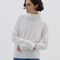 Quirindi Cable Knitwear Iris and Wool