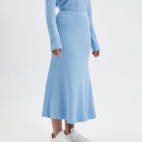 Rachel Skirt Knitwear Iris and Wool