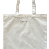 Softly Brave Tote Bag Iris and Wool