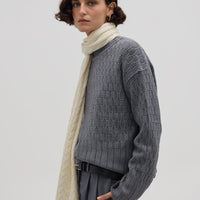 Wool Plaited Scarf Scarves Iris and Wool