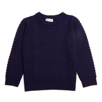 CHILDRENS WOOL CABLE SWEATER