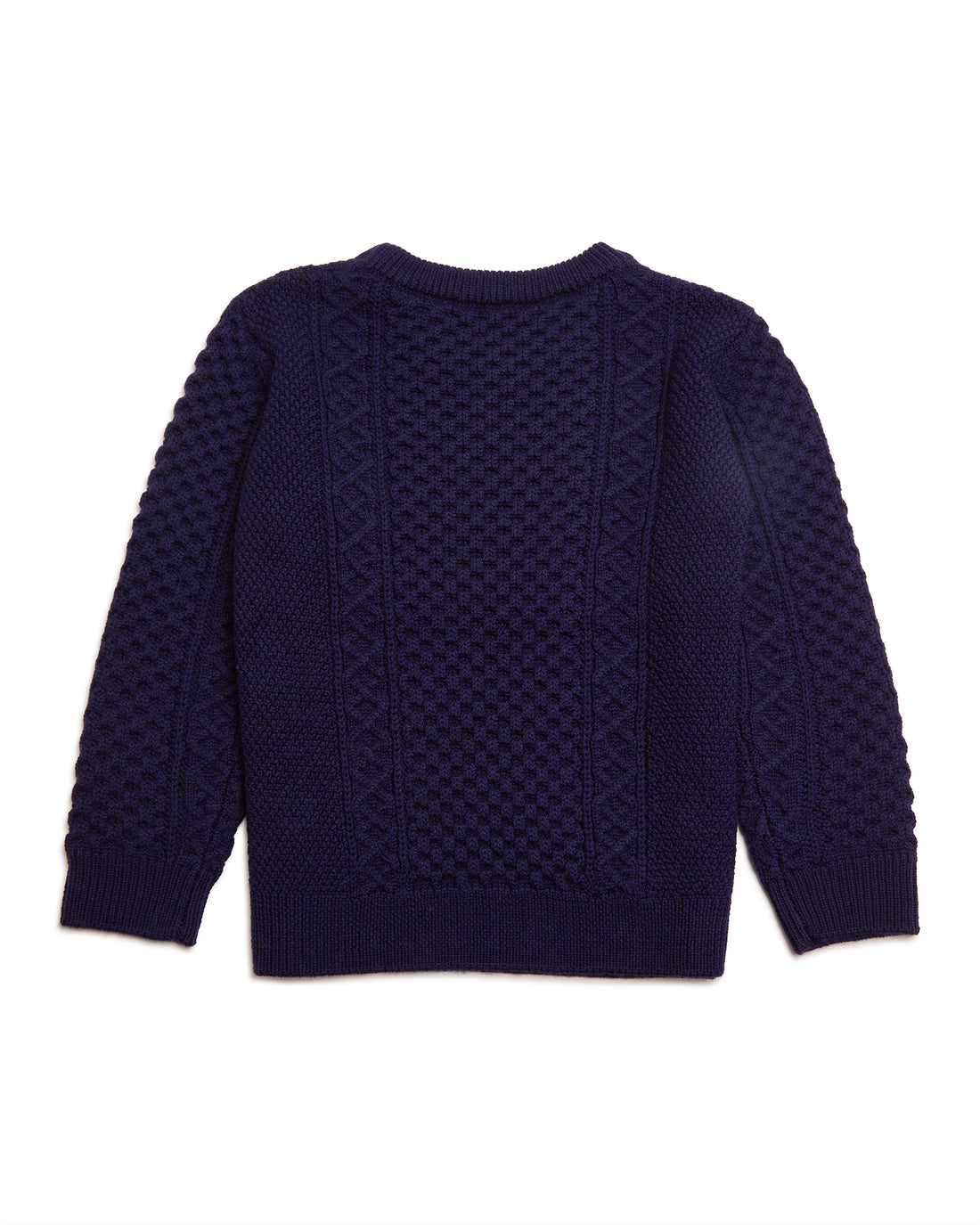 CHILDRENS WOOL CABLE SWEATER