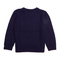 CHILDRENS WOOL CABLE SWEATER