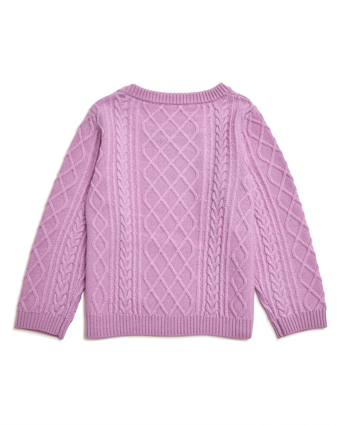 CHILDRENS WOOL CABLE SWEATER