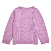 CHILDRENS WOOL CABLE SWEATER