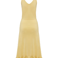 BLAIR FRILL HEM SLIP DRESS