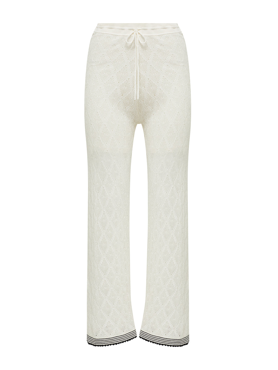 CHIARA LACE STITCH PANTS