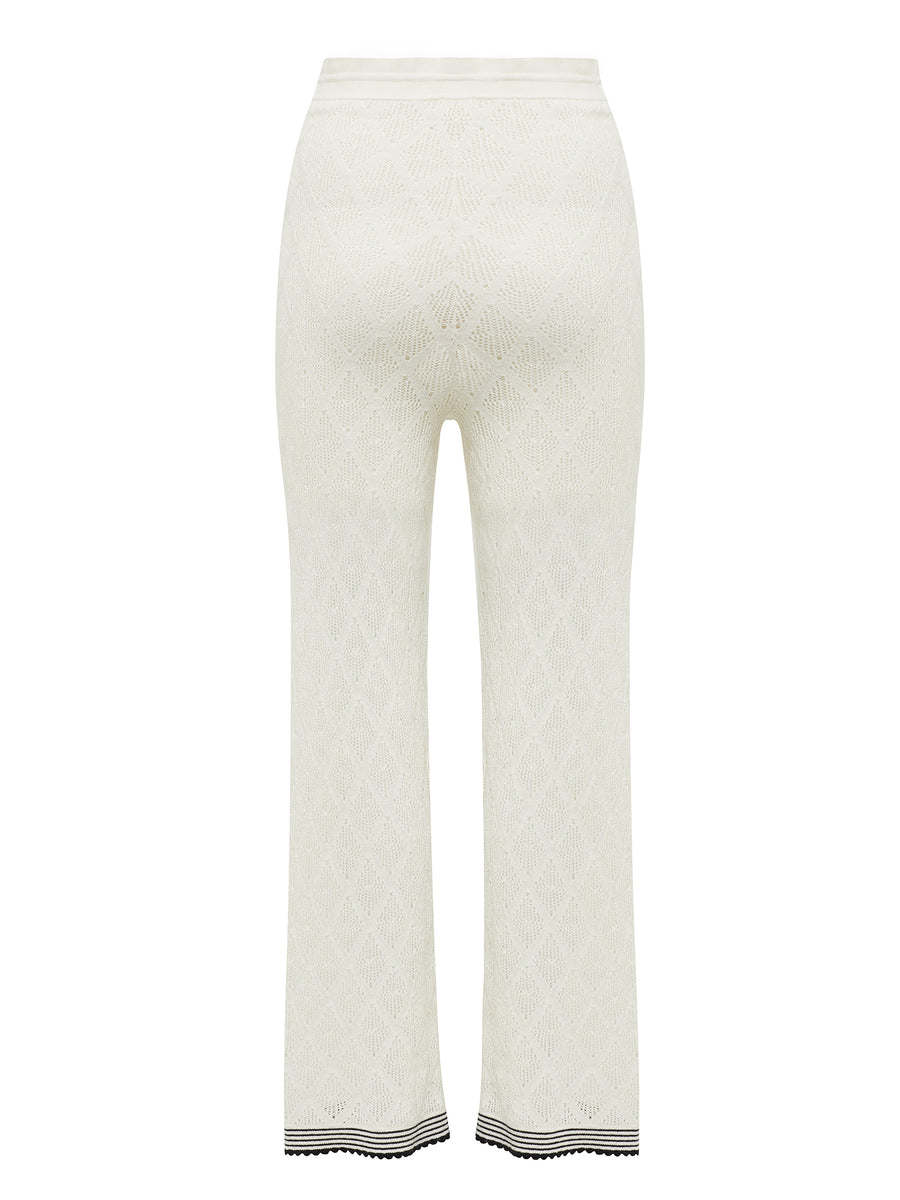 CHIARA LACE STITCH PANTS