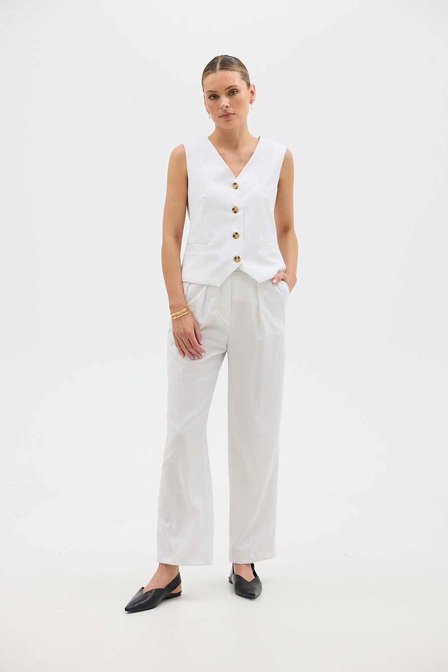 PLEATED PANTS