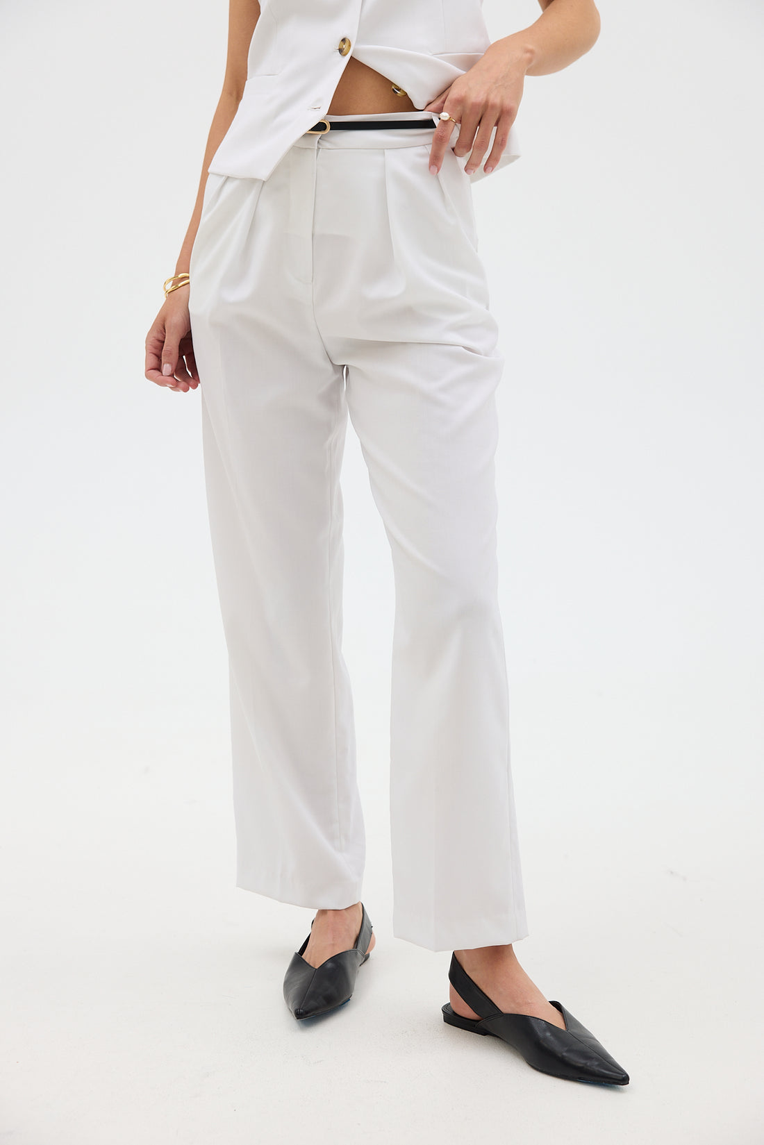 PLEATED PANTS