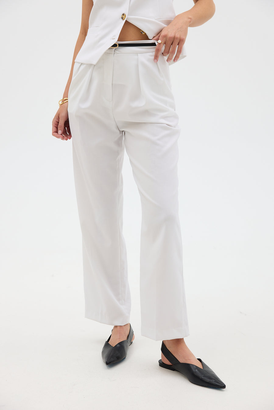 PLEATED PANTS