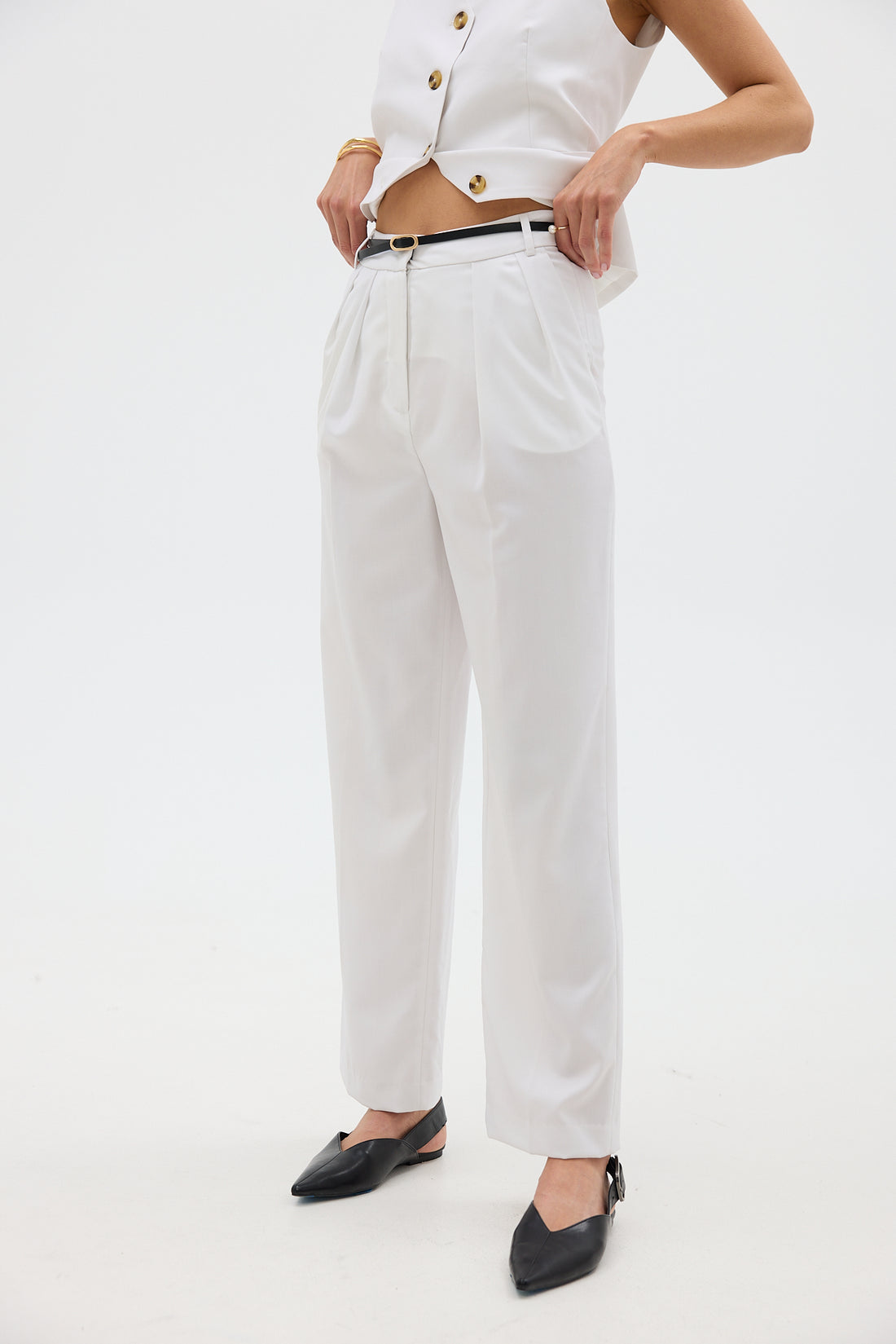 PLEATED PANTS