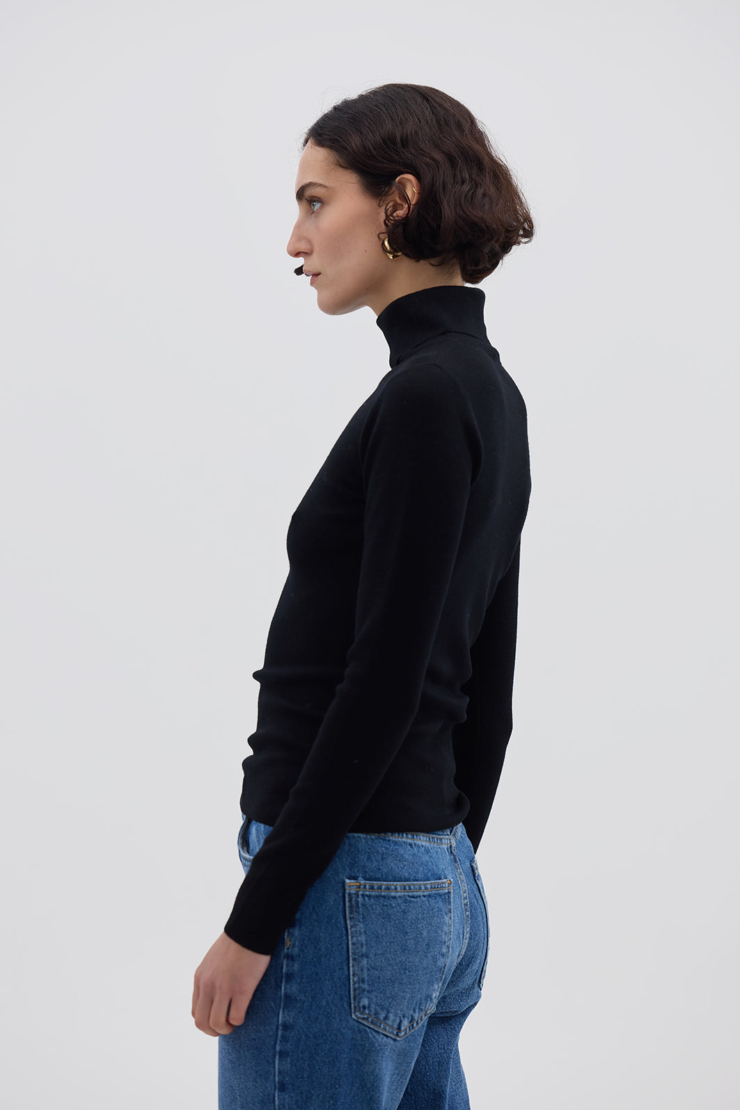 WOOL ROLL NECK