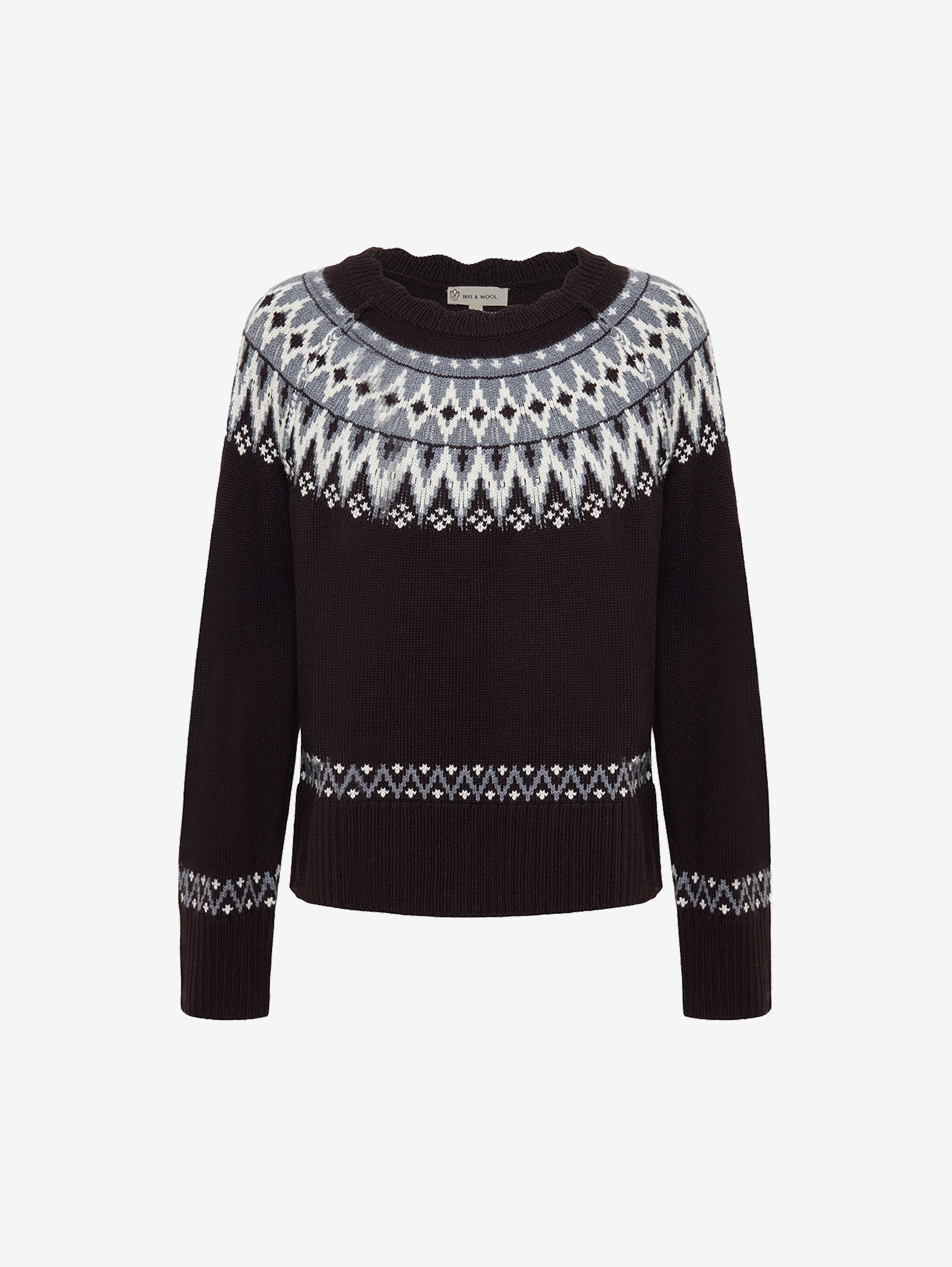 Fair Isle Wool Sweater