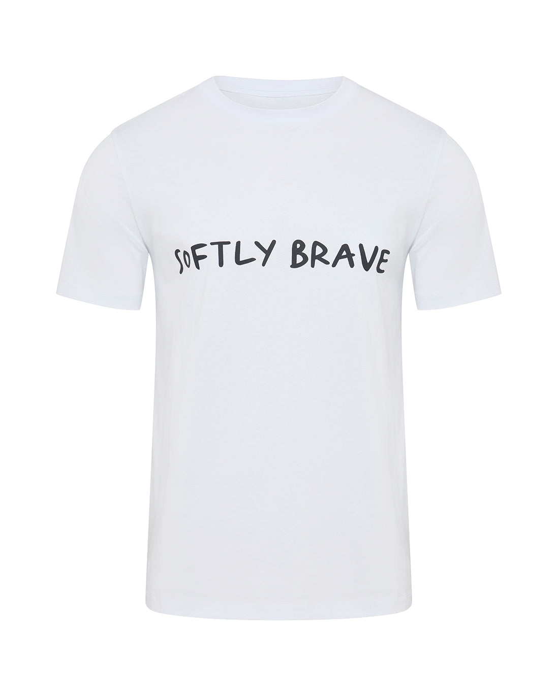 SOFTLY BRAVE WORDING TSHIRT