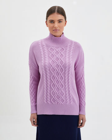 AUGUSTA WOOL CABLE SWEATER