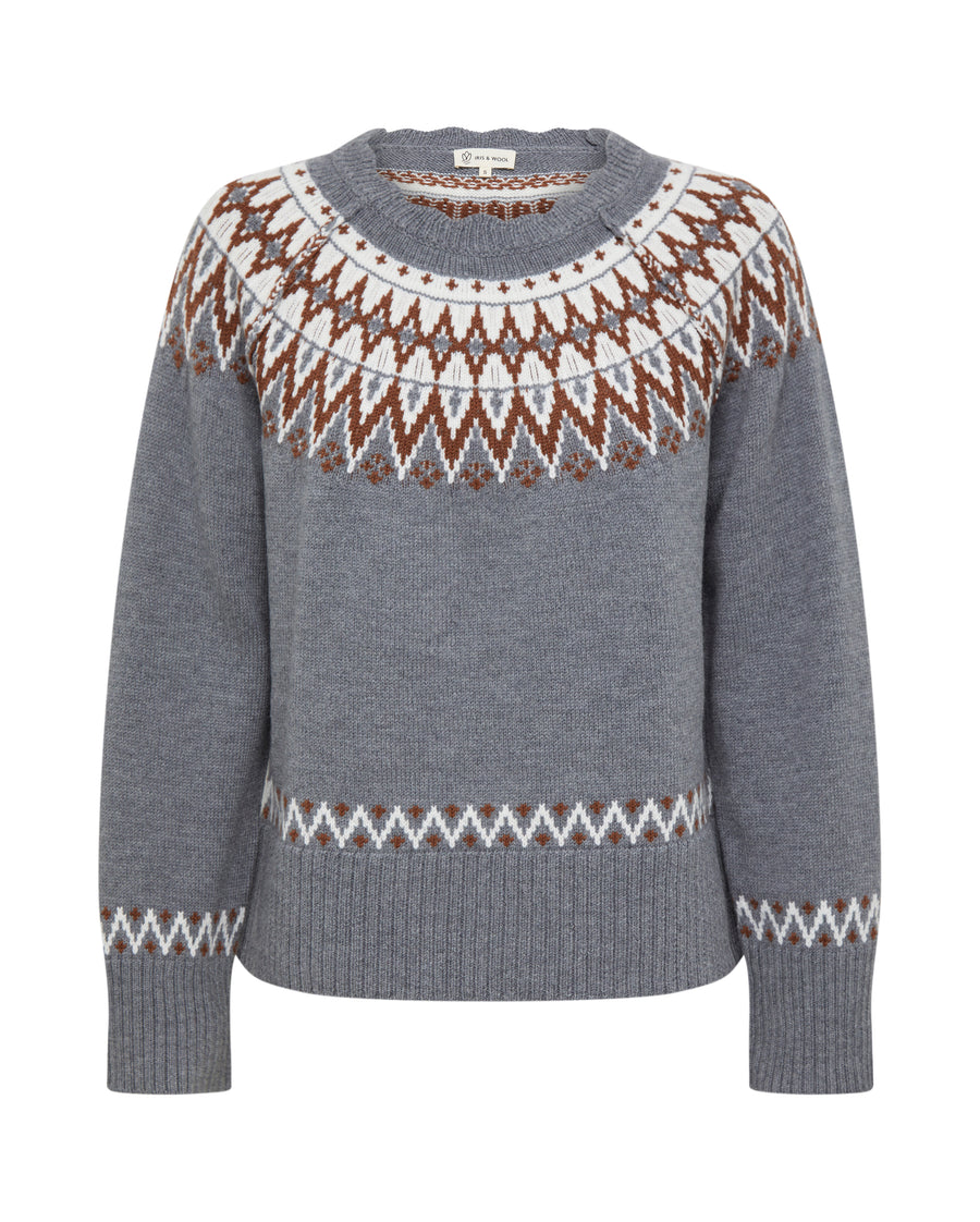 FAIR ISLE WOOL SWEATER