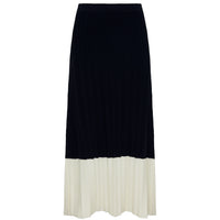 COLOUR BLOCK PLEAT SKIRT