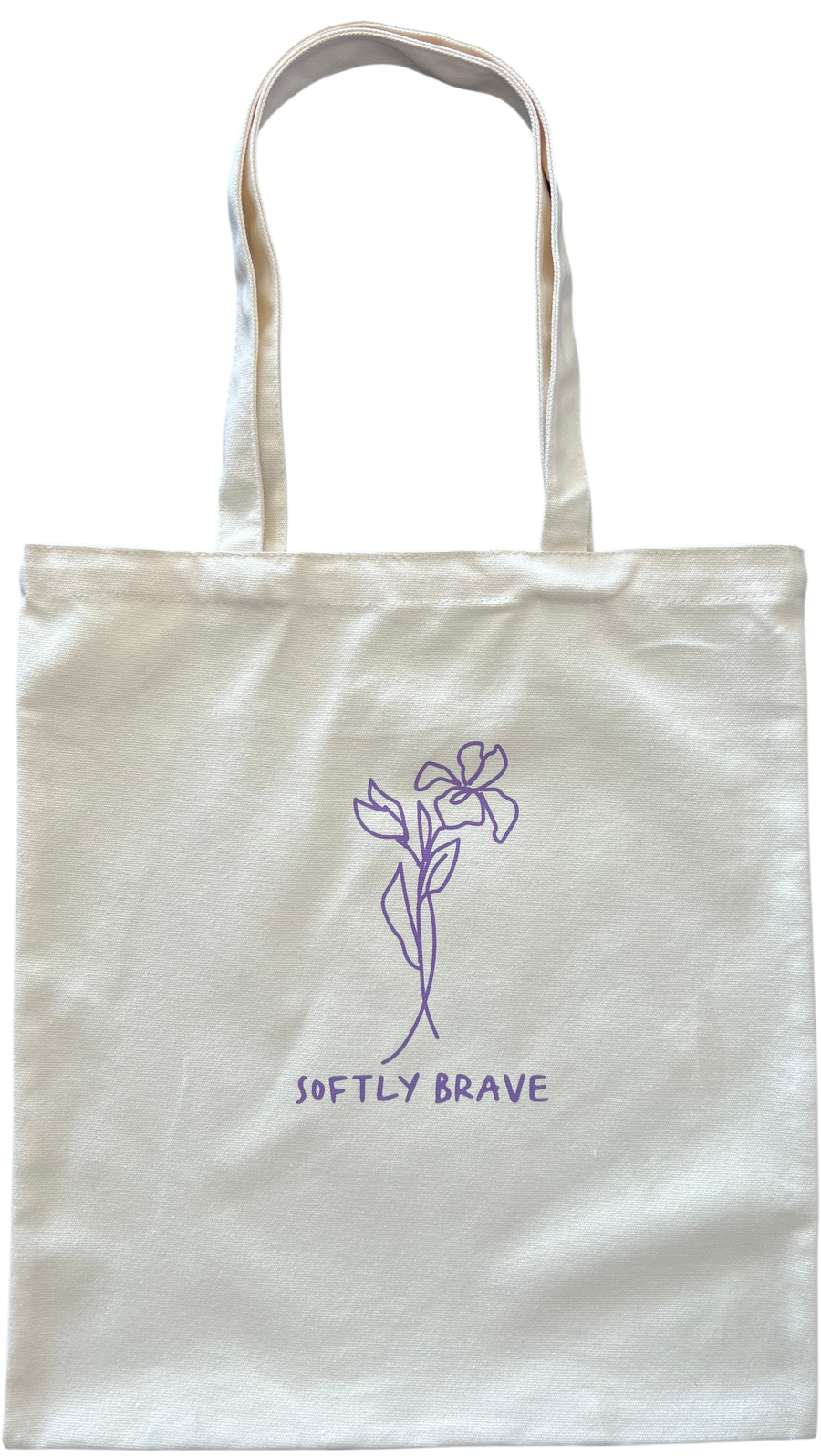 SOFTLY BRAVE TOTE BAG