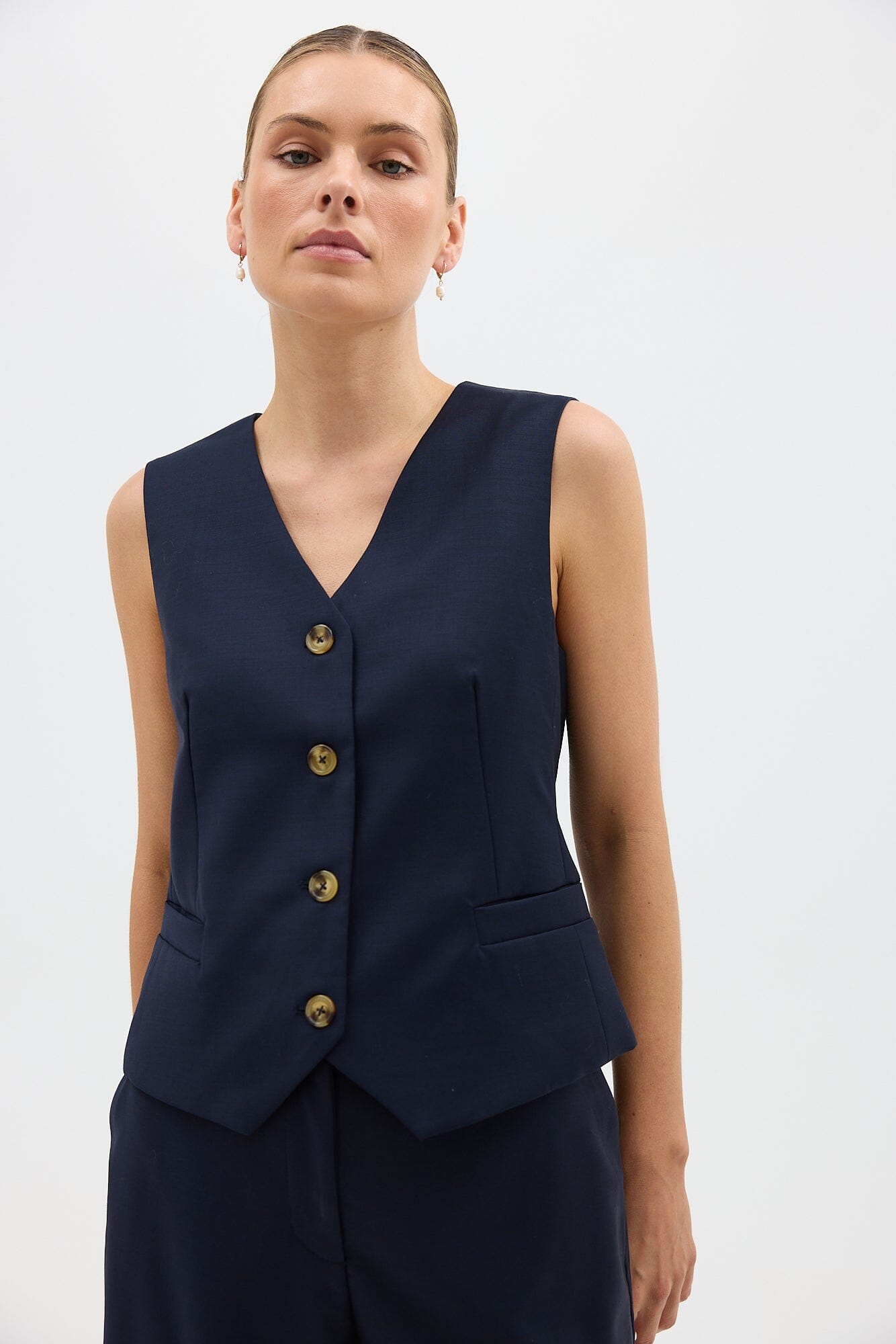 Airlie Vest Shirts & Tops Iris and Wool 