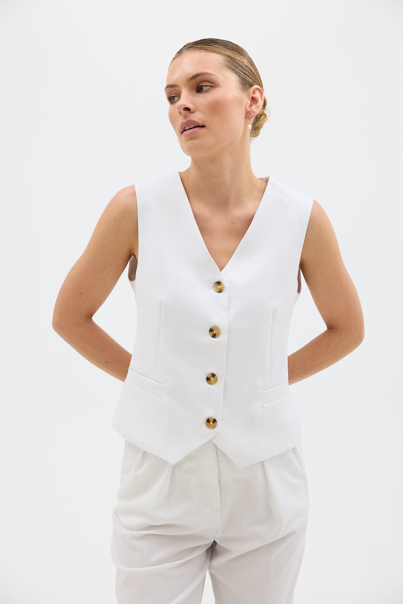 Airlie Vest Shirts & Tops Iris and Wool 