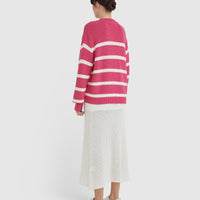 Arabella Crochet Top Knitwear Iris and Wool 