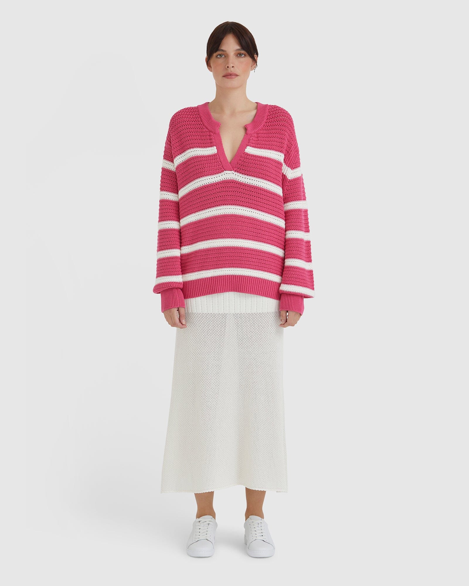 Arabella Crochet Top Knitwear Iris and Wool 