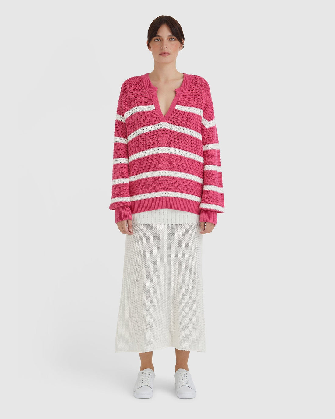 Arabella Crochet Top Knitwear Iris and Wool 