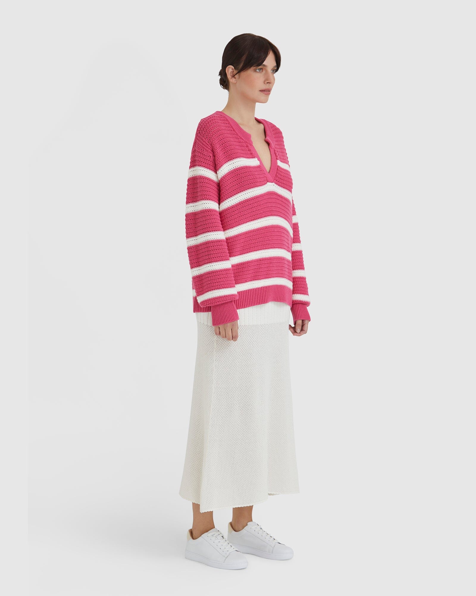 Arabella Crochet Top Knitwear Iris and Wool 