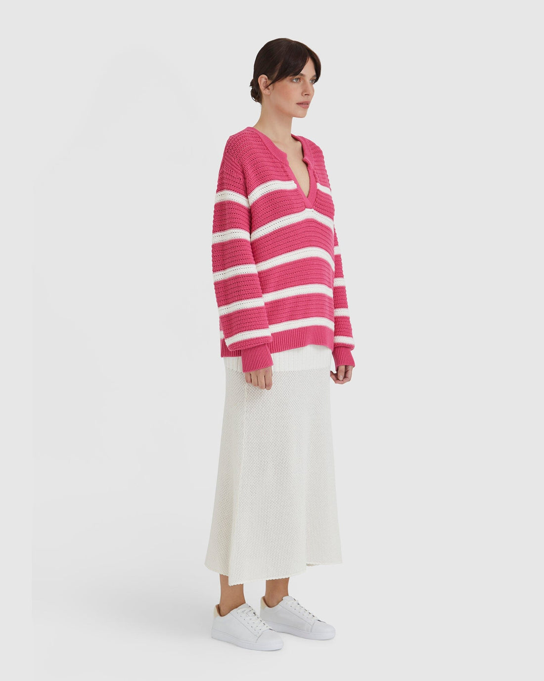 Arabella Crochet Top Knitwear Iris and Wool 