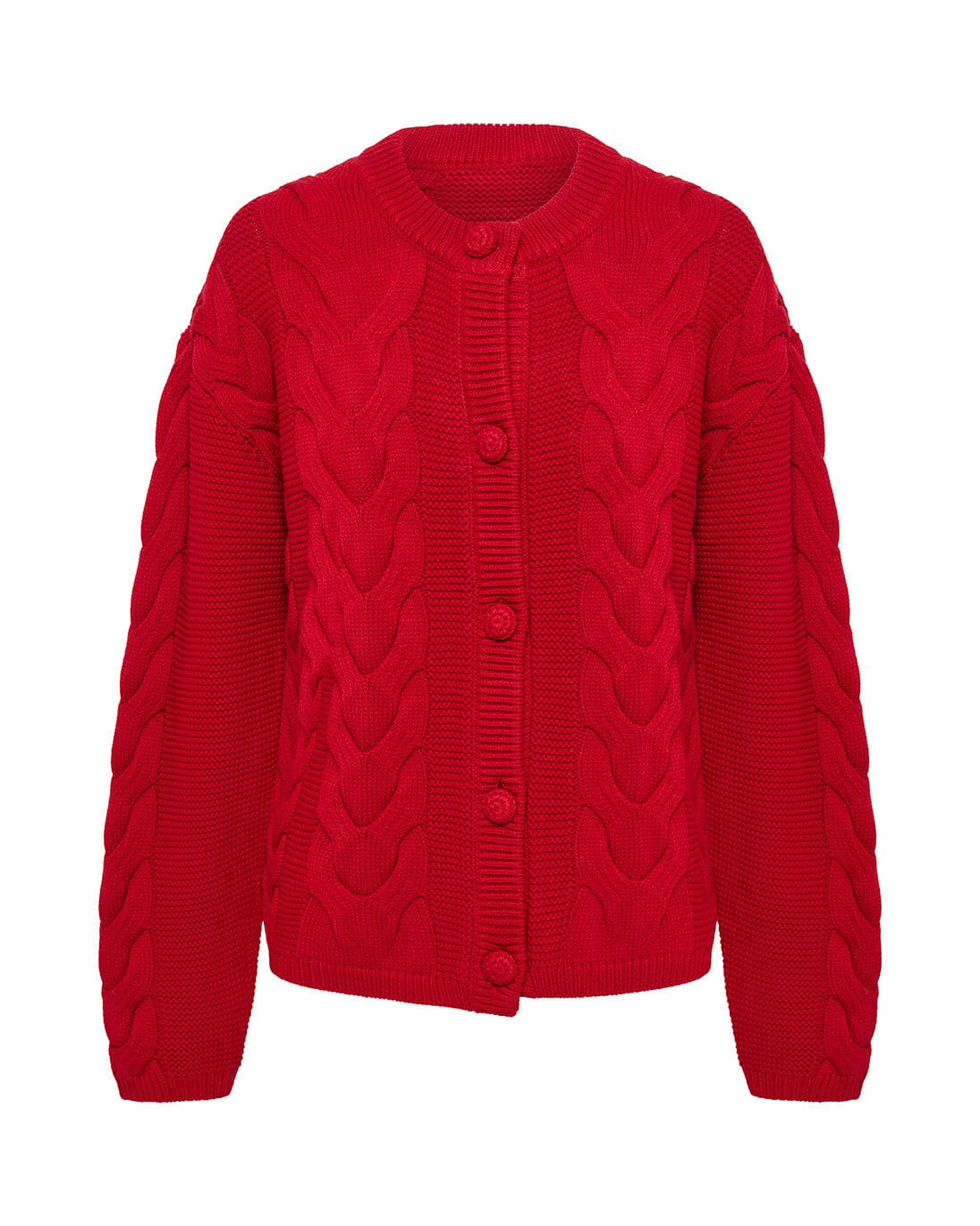 Big Cable Cardi Knitwear Iris and Wool 