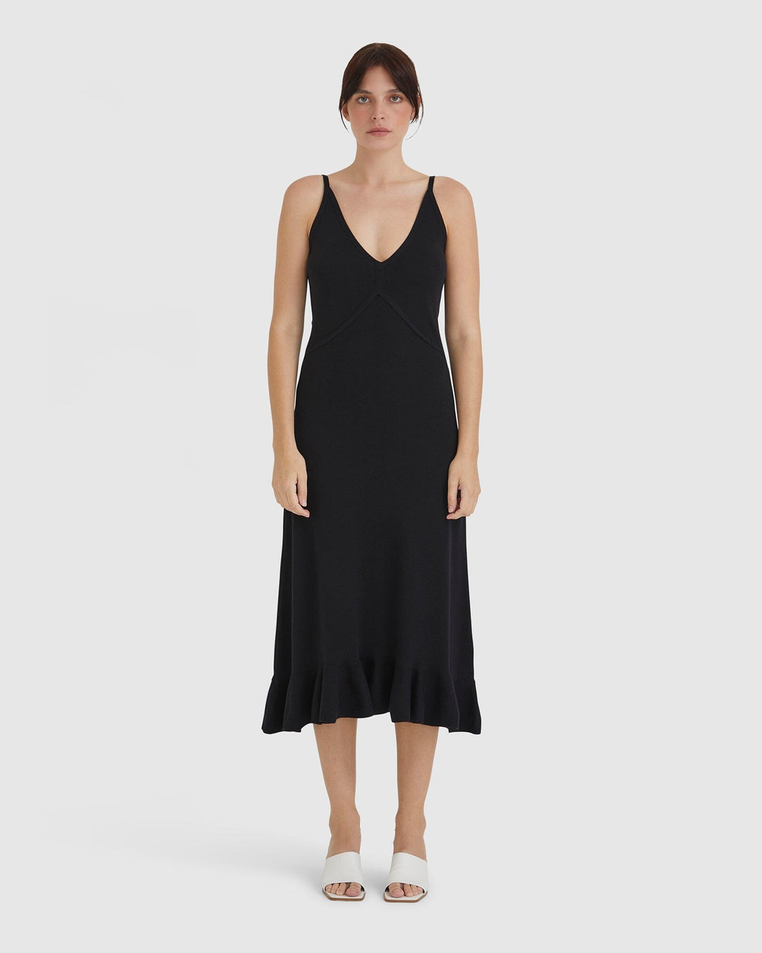 Blair Frill Hem Slip Dress Dresses Iris and Wool 